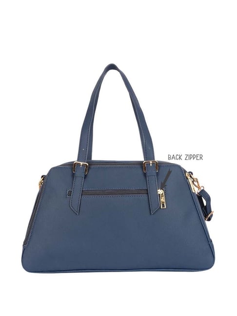 Buy Baggit Blue Paneled Medium Handbag Online At Best Price Tata