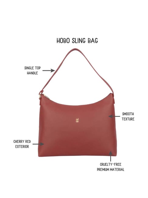 Buy Baggit Red Solid Large Hobo Shoulder Bag Online At Best Price @ Tata  CLiQ