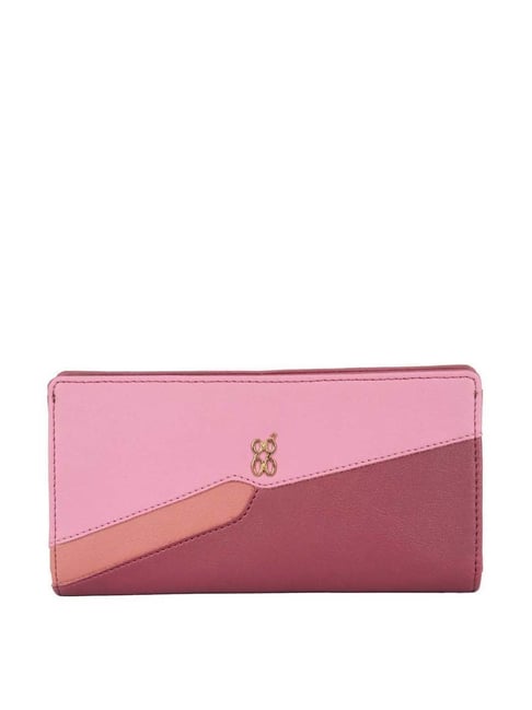 Buy Baggit Baggit Wallet Sale Baggit Red Paneled Bi-Fold Wallet