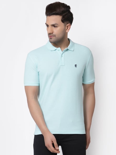 Buy Puma Light Blue Slim Fit Printed Jersey for Mens Online @ Tata CLiQ