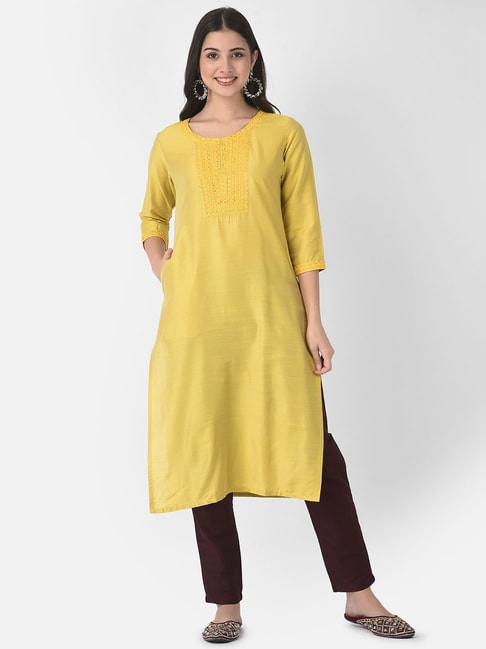 Buy Span Kurtis Online In India At Best Price Offers | Tata CLiQ