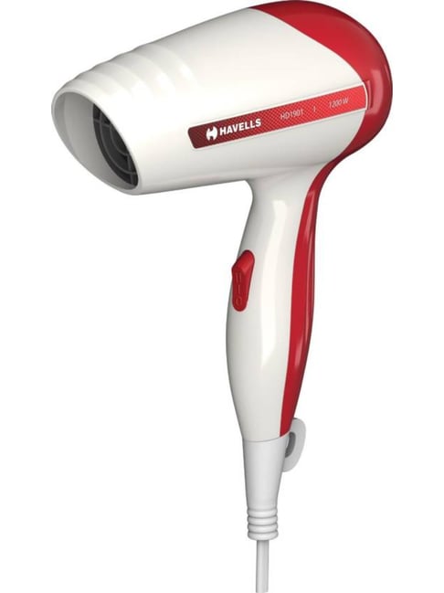 Havells HD1901 1200 W Hair Dryer (White & Red)