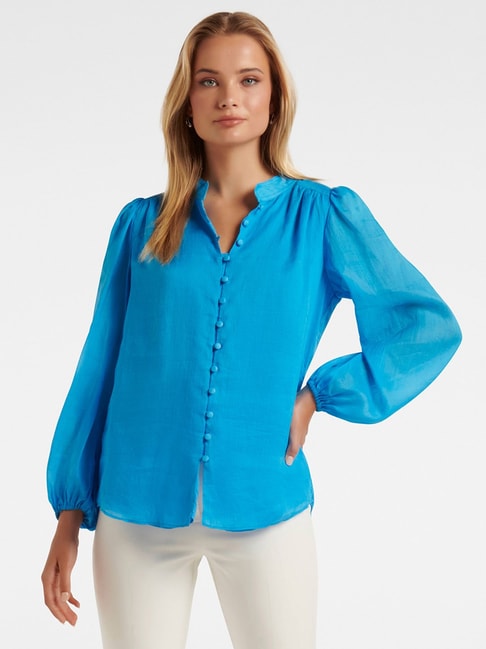 Forever New Blue Blouse Price in India