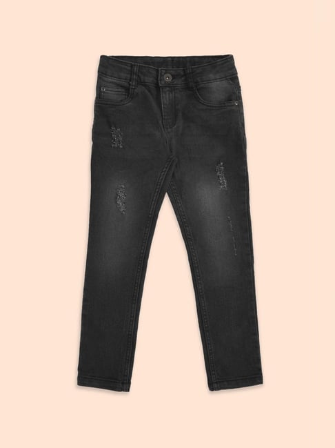 Black ripped online jeans juniors