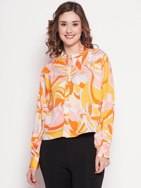 MADAME Multicolor Printed Shirt Price in India
