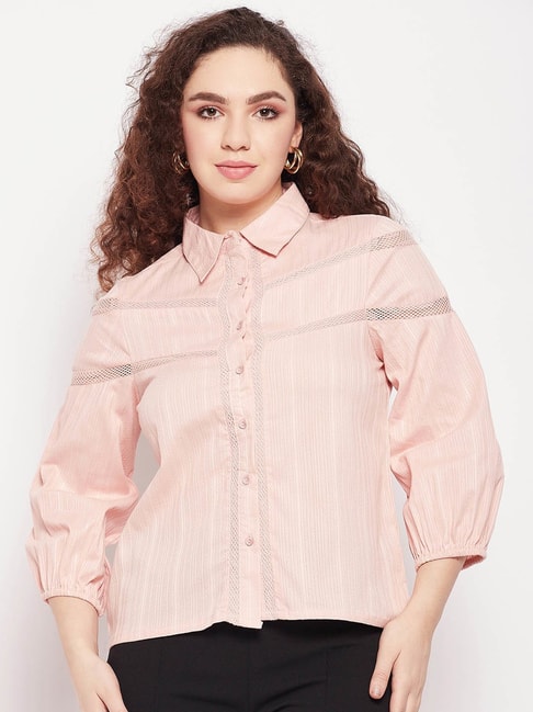 MADAME Dusty Pink Shirt Price in India