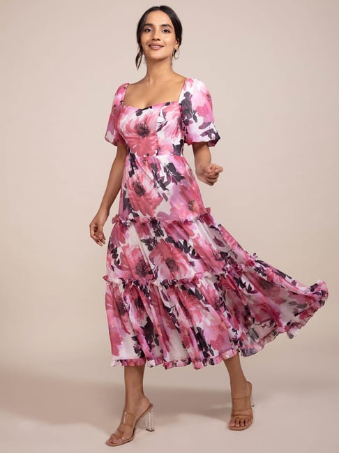 Summer Midi Dress - Twenties Girl Style