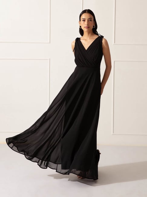 Dazzle Black Maxi Jacket Dress (Set of 2) – Gillori