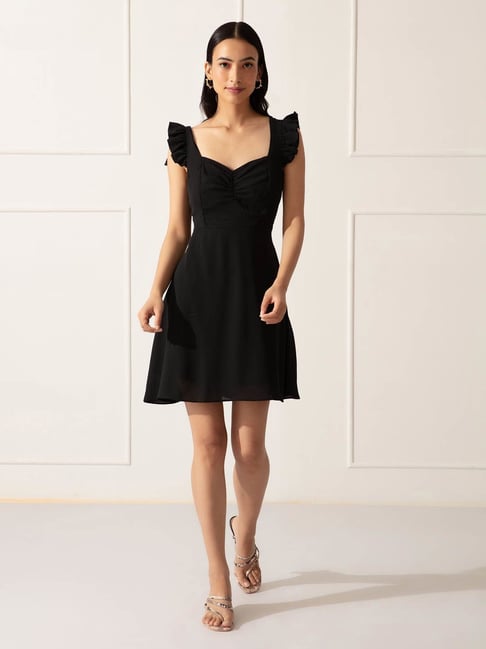 Casual black hotsell skater dress