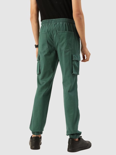 Relaxed Fit Cotton Cargo Joggers