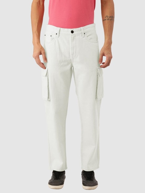 Cargo trousers - White - Ladies | H&M IN
