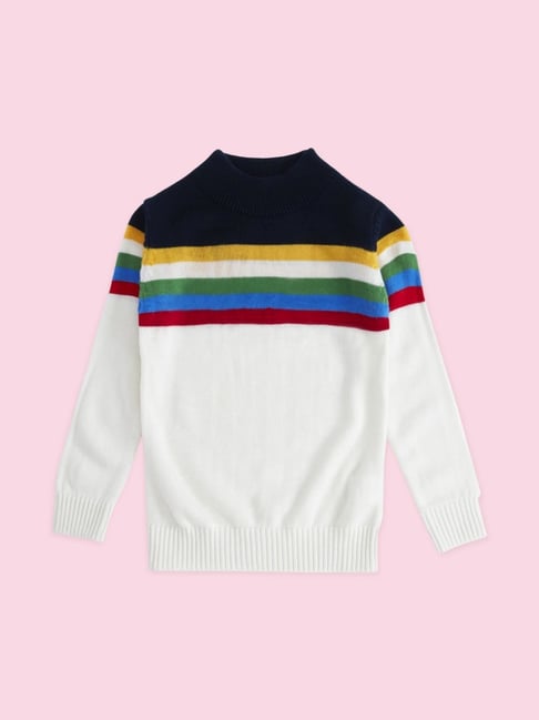 Off white rainbow clearance sweater