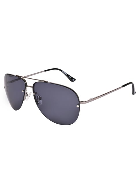 Timberland Grey Aviator UV Protected Sunglasses for Men-picture-22