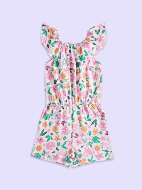 Pantaloons Junior Multicolor Cotton Printed Jumpsuit