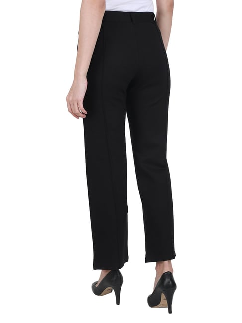 Monte Carlo Black Regular Fit Mid Rise Jeggings