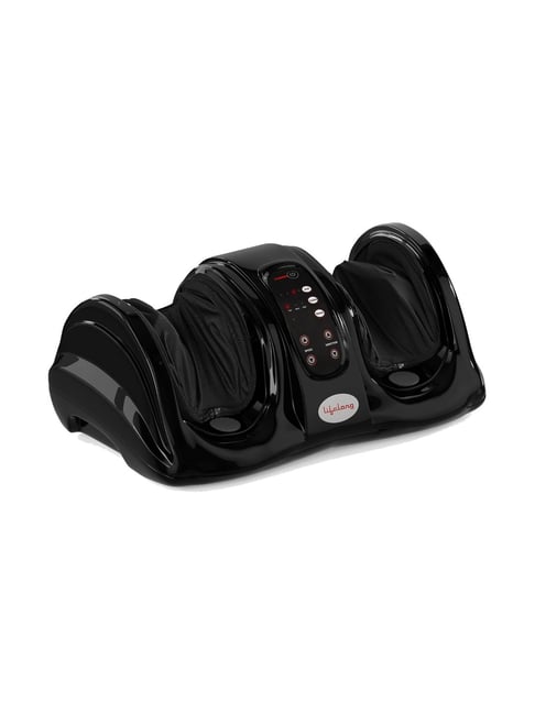 Lifelong Corded Electric LLM756 Foot Massager for Foot Pain with 4 Automatic Programs (Black)