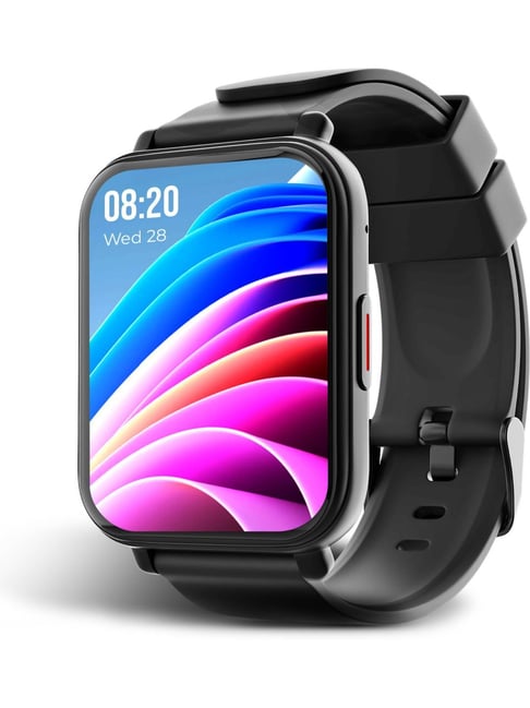 beatXP Unbound Neo 1.8 Inch Super Amoled Display, Bt Calling, Brightness Smartwatch (Black Strap)