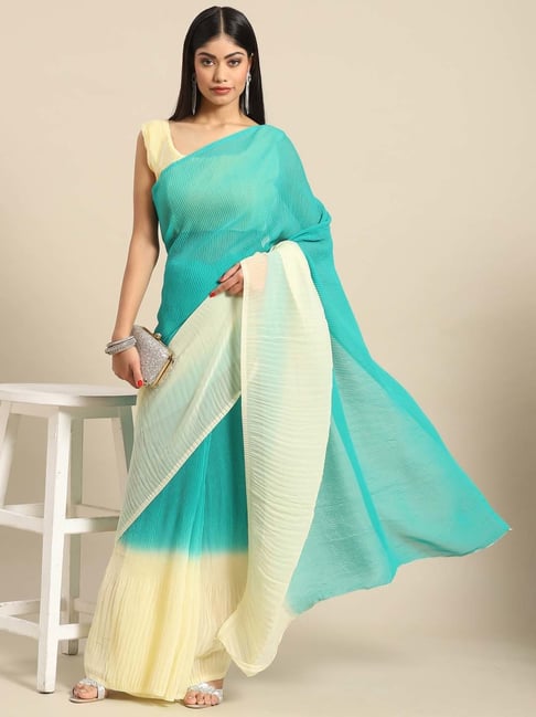 Trending | Sea Green Lehenga Style Crepe Silk Meenakari Casual Sarees, Sea  Green Lehenga Style Crepe Silk Meenakari Casual Saris and Sea Green Lehenga  Style Crepe Silk Meenakari Casual Wear Sarees Online