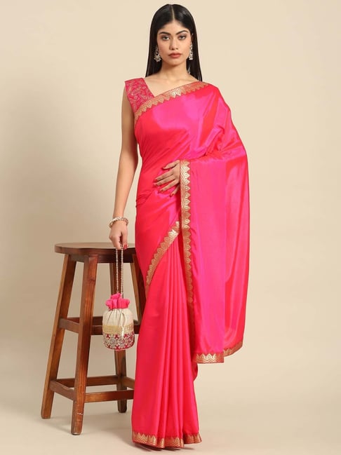 Saree Mall Pink - Buy Saree Mall Pink online in India
