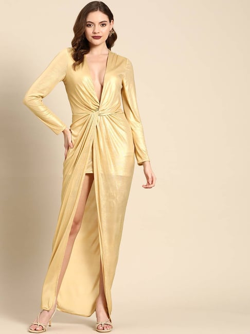 DODO & MOA Gold Relaxed Fit Gown-picture-36