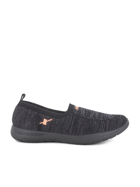 Sparx black store loafers