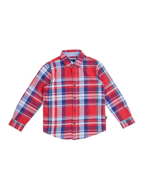 Pepe Jeans Kids Multicolor Checks Full Sleeves Shirt-picture-42