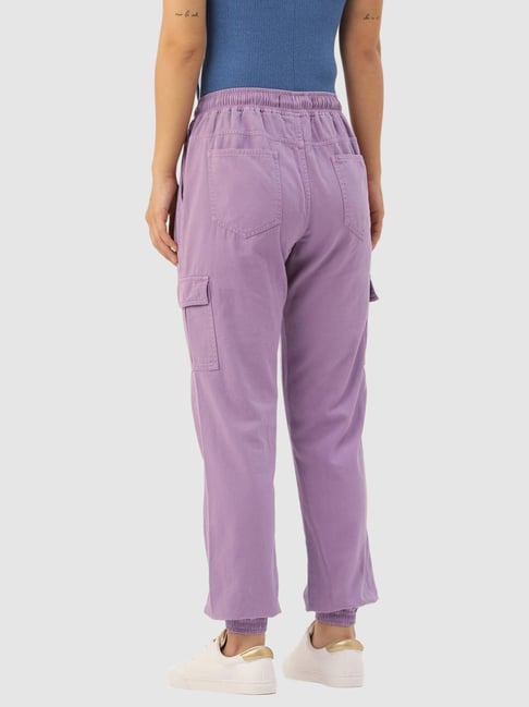 Adidas Originals Purple Cotton Track Pants