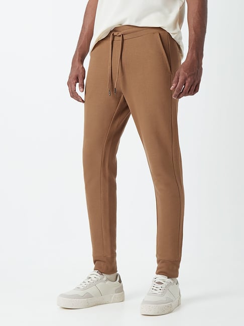 Premium Vector | Vector cartoon illustration light brown jogger pants
