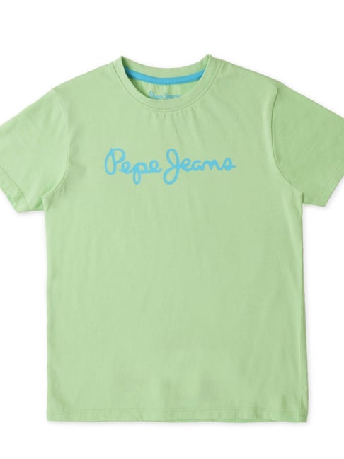 Pepe Jeans Kids Green Graphic Print T-Shirt-picture-35