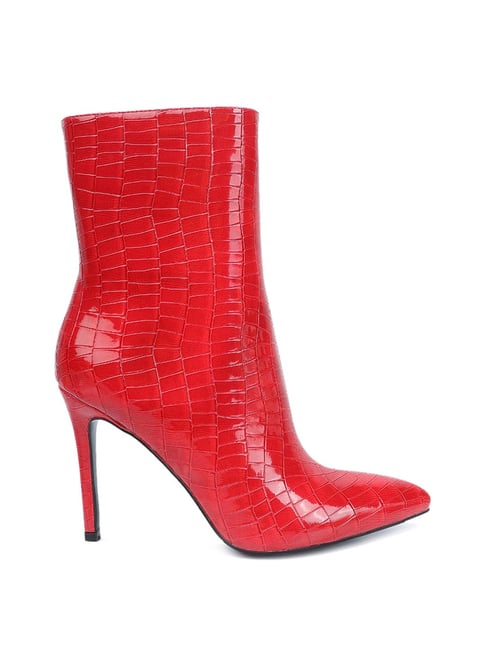 CARINA Boot Red Crinkle - Silent D