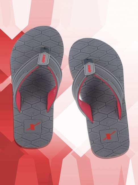 Sparx Men s Grey Flip Flops