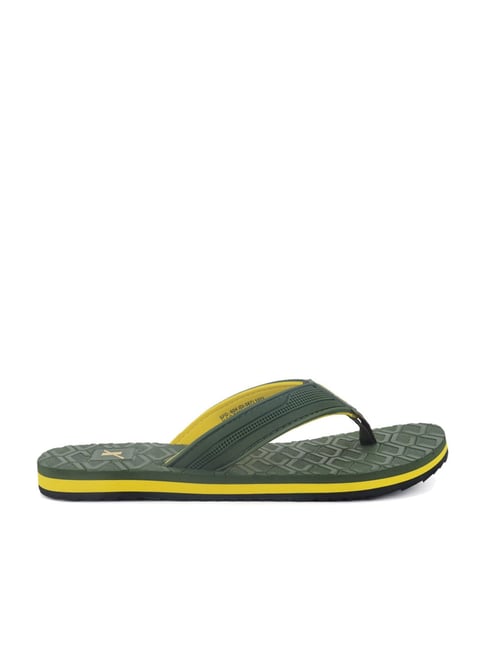 Sparx Men's Olive Flip Flops-picture-23