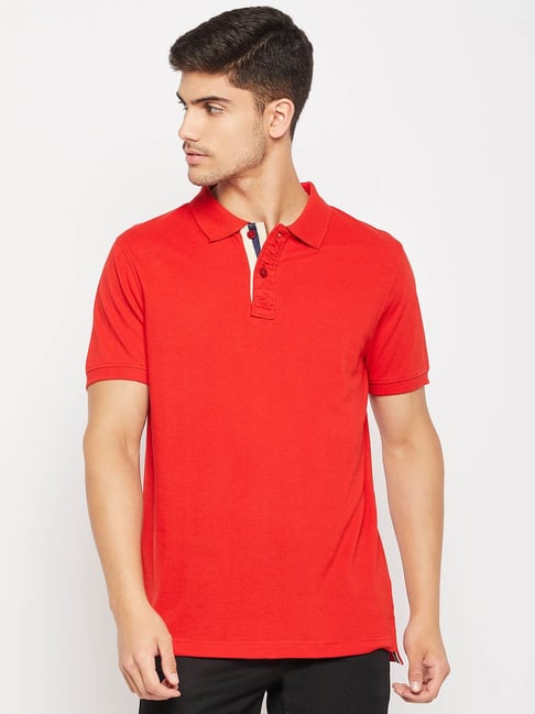 Club York Red Regular Fit Polo T-Shirt-picture-11