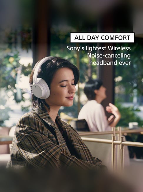 Buy Sony WH-CH720N Headphones with Mic (White) Online At Best