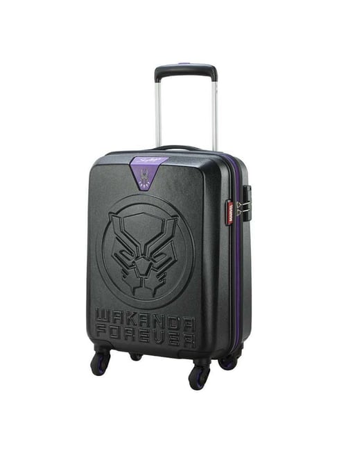 Buy Skybags Marvel Black Textured Hard Small Trolley Bag 36 cm