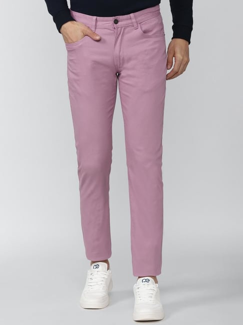 PT Torino Men's Lavender Slim Fit Cotton and Linen Trousers Pants & Capri -  36 - Walmart.com