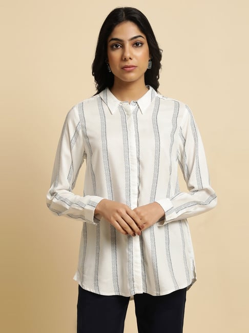 W Off-White Printed Shirt-picture-44