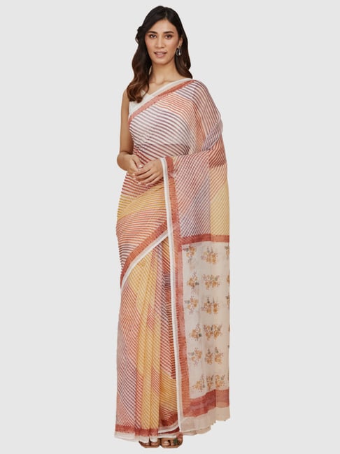 Fabindia cotton clearance silk sarees