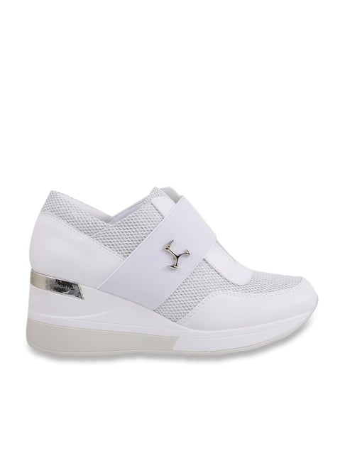 Buy Mochi Women's White Walking Shoes for Women at Best Price