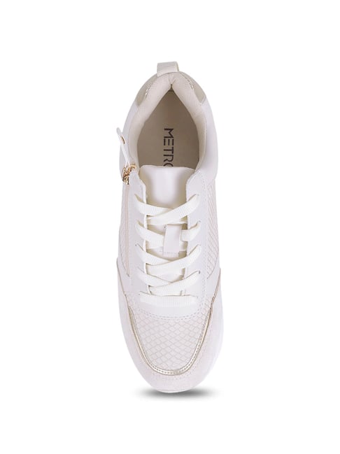 Buy Metro Women's White Running Shoes for Women at Best Price