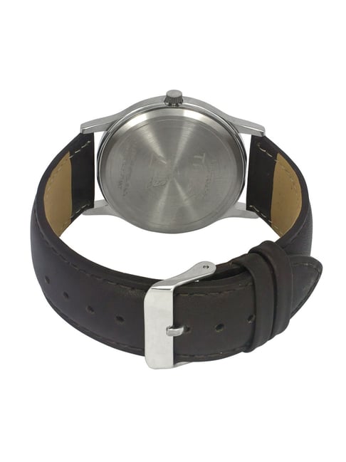 rt0322 Buy Online Xylys Swiss Quartz Silver Dial Two Toned Leather Strap