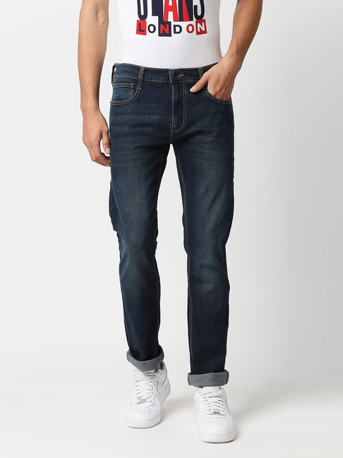 Pepe Jeans VAPOUR Blue Lightly Washed Slim Fit Jeans