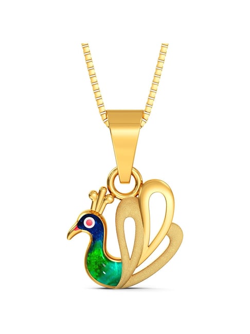 Long Necklace Gold Pendant Designs In Joyalukkas With Price Buy