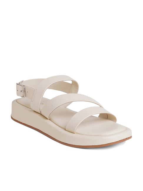 Cleony Women's White Flat Sandals | Aldo Shoes