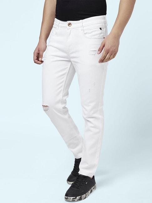 Buy White Jeans For Girls Online in India | Myntra