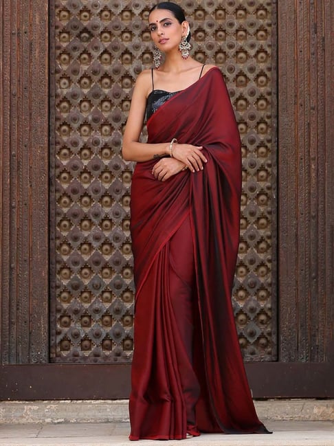 Buy Tikhi Imli Embellished Bollywood Net Red Sarees Online @ Best Price In  India | Flipkart.com