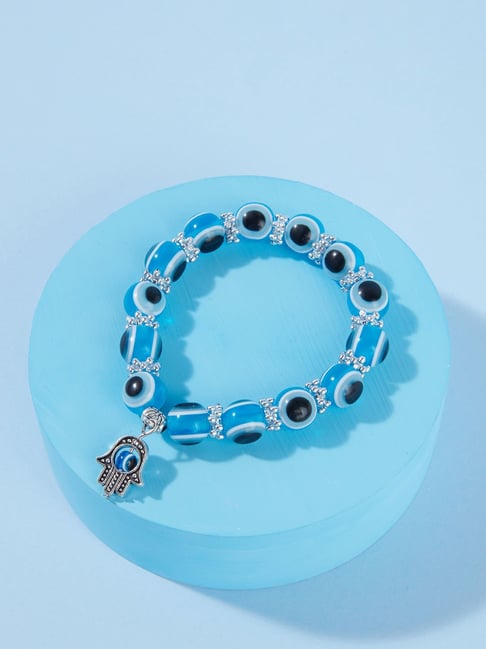 Buy Light Blue Evil Eye Bracelet online from Creative Colors by Dips