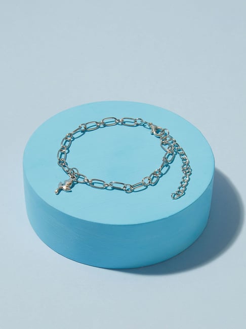 Tiffany  Co Sterling Silver Beaded Bracelet  Tiffany Blue Heart Tag   Imperial Jewellery