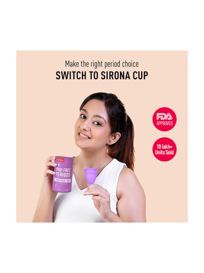 Buy Sirona Reusable Menstrual Cup - Large (Pack of 2) Online At Best Price  @ Tata CLiQ