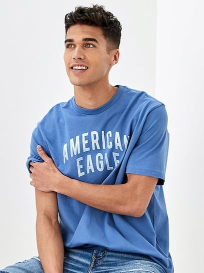 American eagle shop blue t shirt